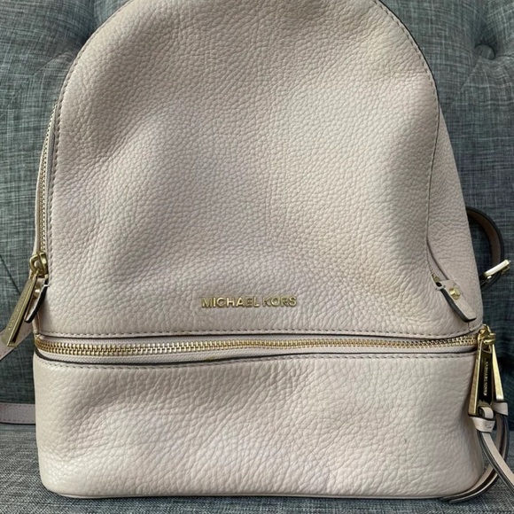 Michael Kors Pink Rhea Backpack - Picture 3 of 4